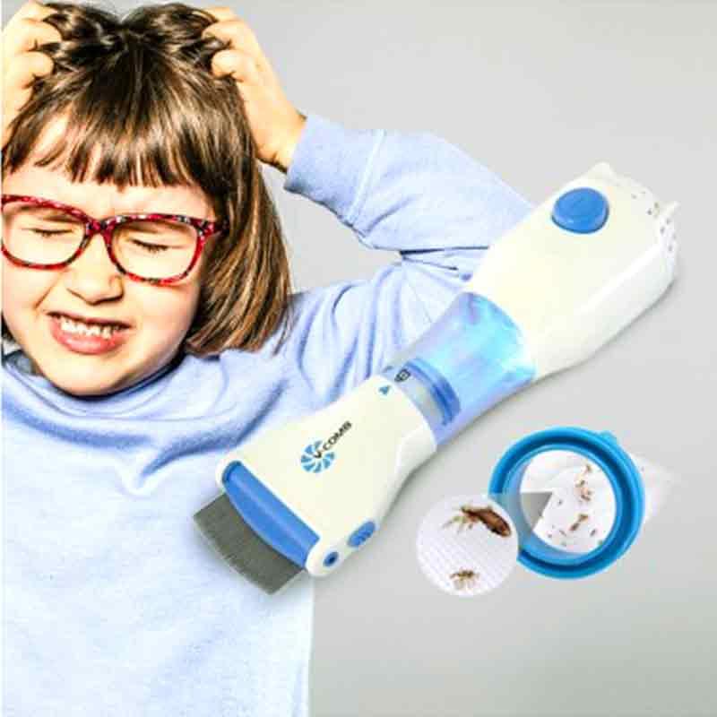 Electric Head Lice Comb | V Comb Anti Lice Machine - MT COLLECTION