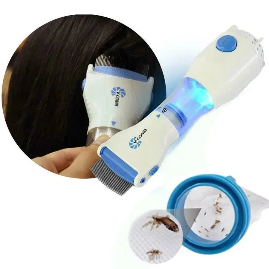 Electric Head Lice Comb | V Comb Anti Lice Machine - MT COLLECTION