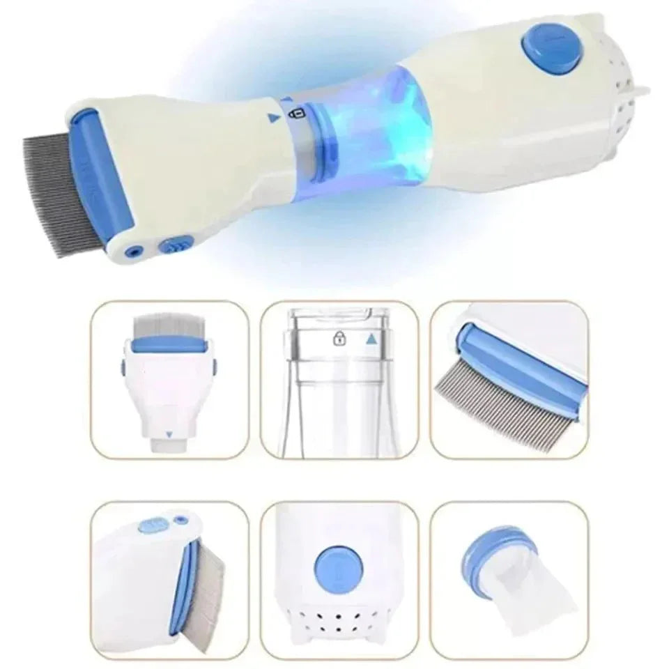 Electric Head Lice Comb | V Comb Anti Lice Machine - MT COLLECTION