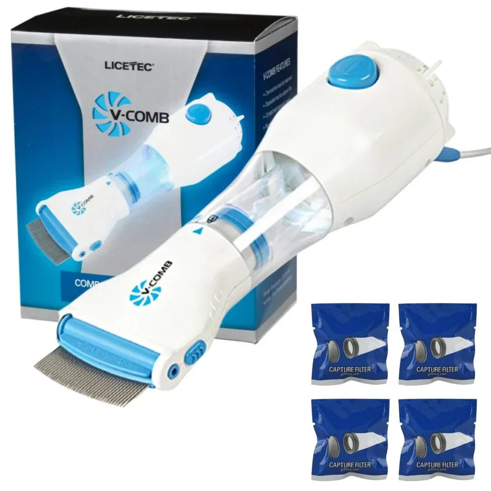 Electric Head Lice Comb | V Comb Anti Lice Machine - MT COLLECTION