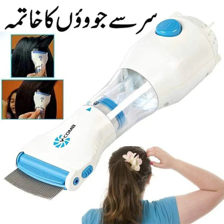 Electric Head Lice Comb | V Comb Anti Lice Machine - MT COLLECTION